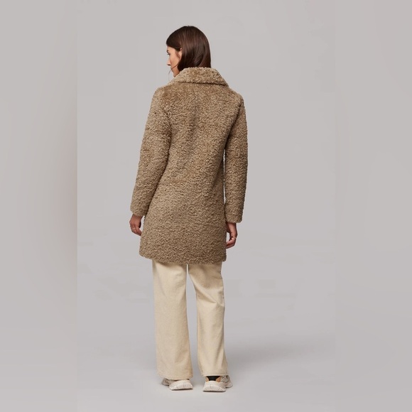 Soia + Kyo Santhia Faux Shearling Jacket in Toffee - Picture 10 of 14